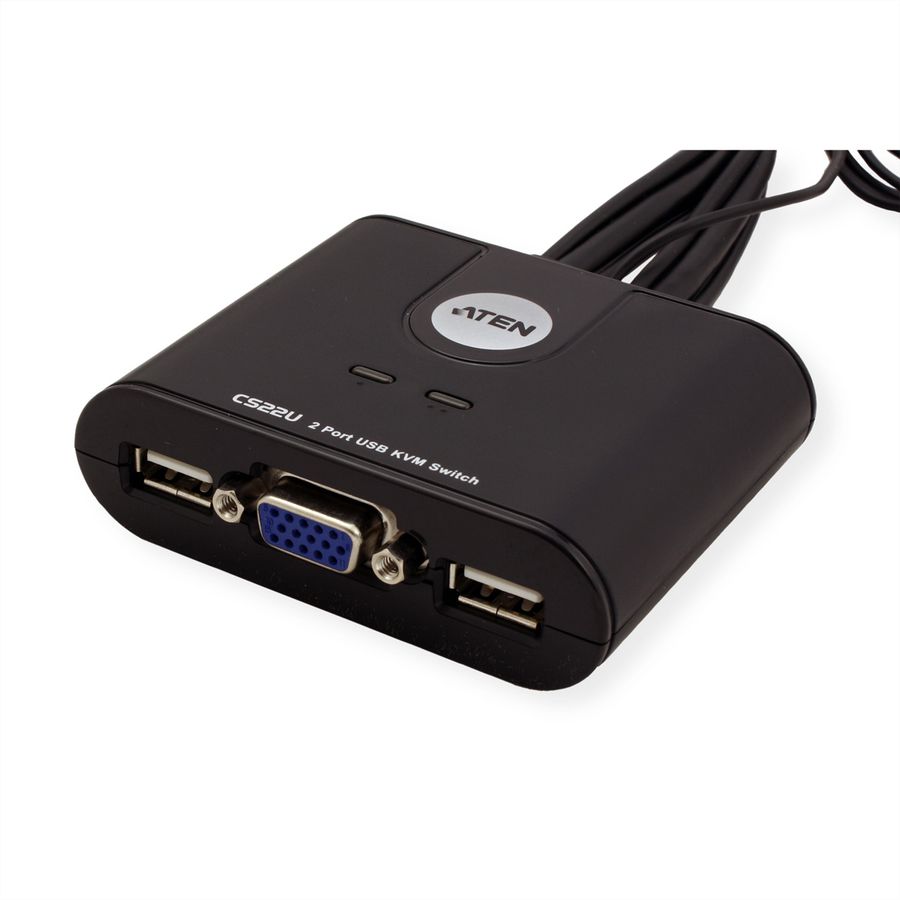 ATEN CS22U Switch KVM VGA, USB, 2 ports