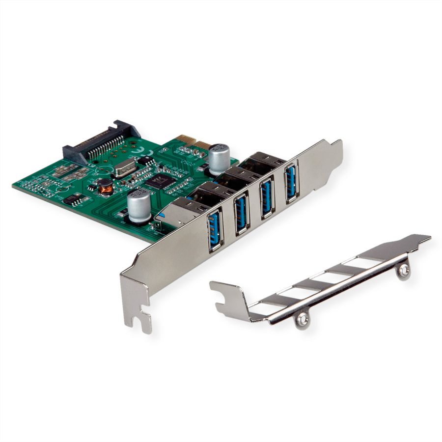VALUE Carte PCI-Express, 4 ports USB 3.2 Gen 1