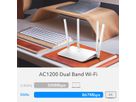 CUDY WR1300 AC1200 Routeur WiFi Mesh, Gigabit