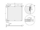 SCHROFF Face avant, Refrofit Shielding, 3 U, 12 HP, 2,5 mm, alu, anodisé, bords non traités