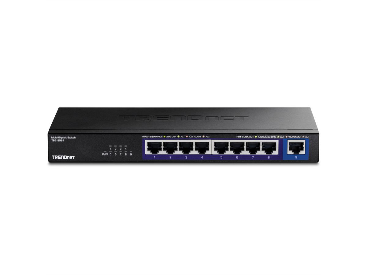 TRENDnet TEG-S591 Switch Multi-Gigabit à 9 ports