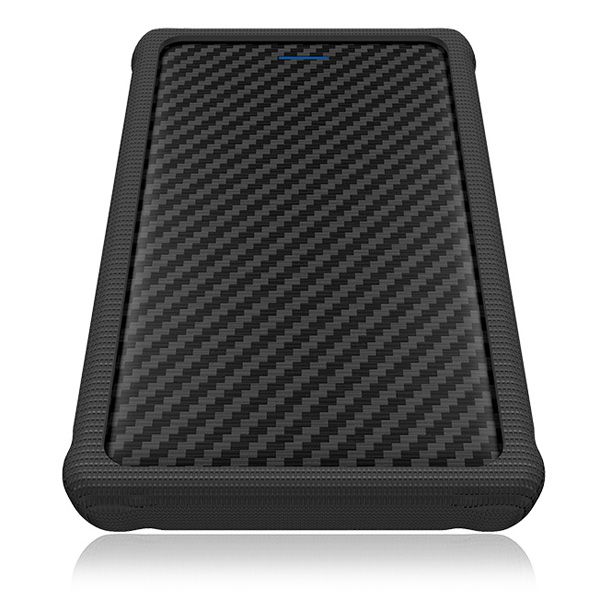 Raidsonic IB-223U3a-B Boîte HDD externe 2.5" SATA, USB 3.0, protection silicone
