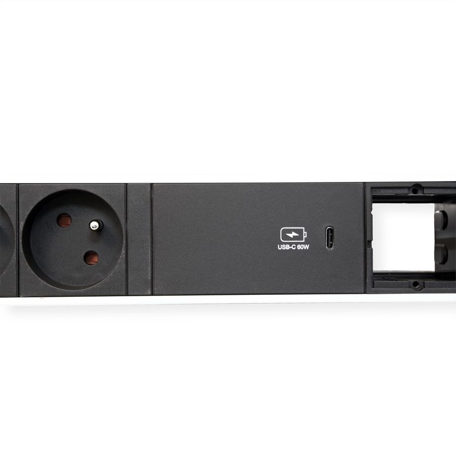BACHMANN POWER FRAME L 2xUTE 1xUSB C 60W 2xCM 0,2m GST18