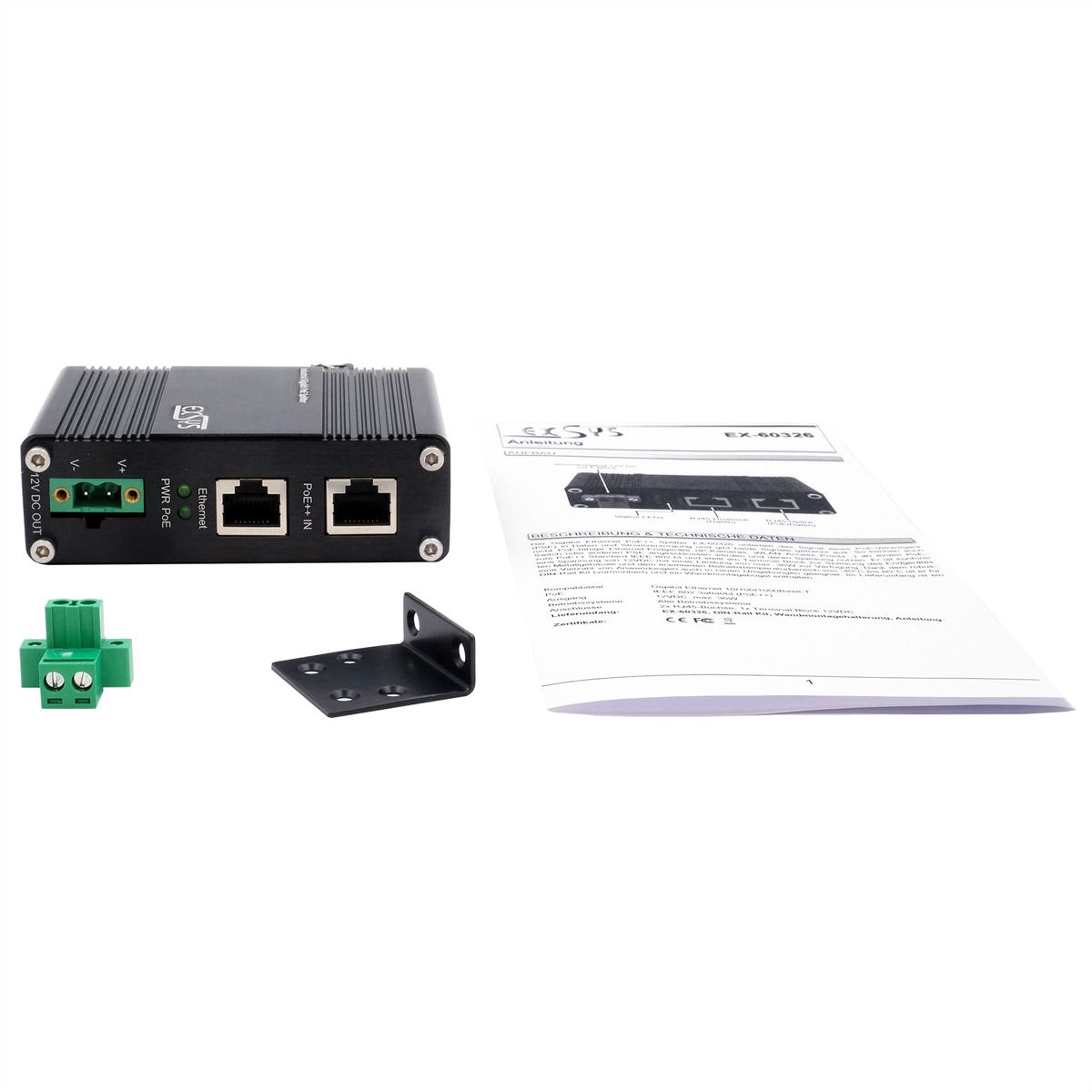 EXSYS EX-60326 Splitter PoE++