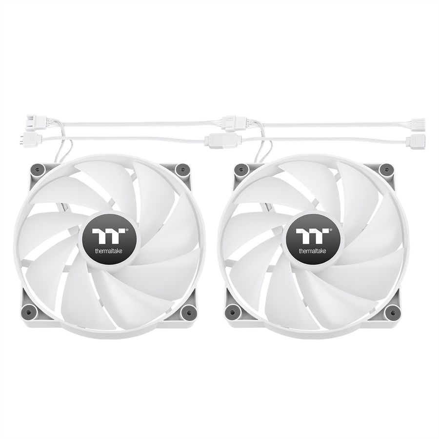 Thermaltake CT200 ARGB Sync 200mm Ventilateur de boîtier, blanc