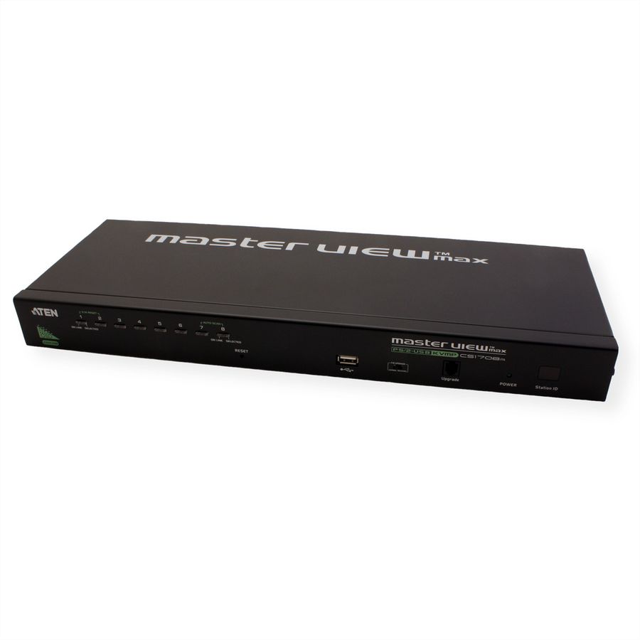 ATEN CS1708A Switch KVM VGA, PS/2-USB, port périphérique USB, 8 ports