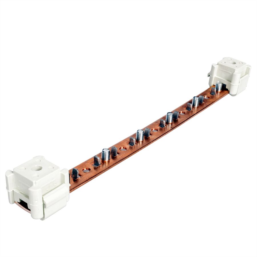 ROLINE Rail d'équipotentialité, 220mm, câble de mise à la terre