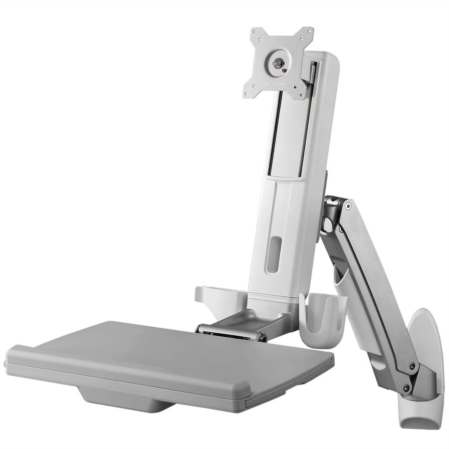 SCHROFF Bras support réglable pour moniteur avec tablette pour clavier (Vamonitor), max. 8 kg