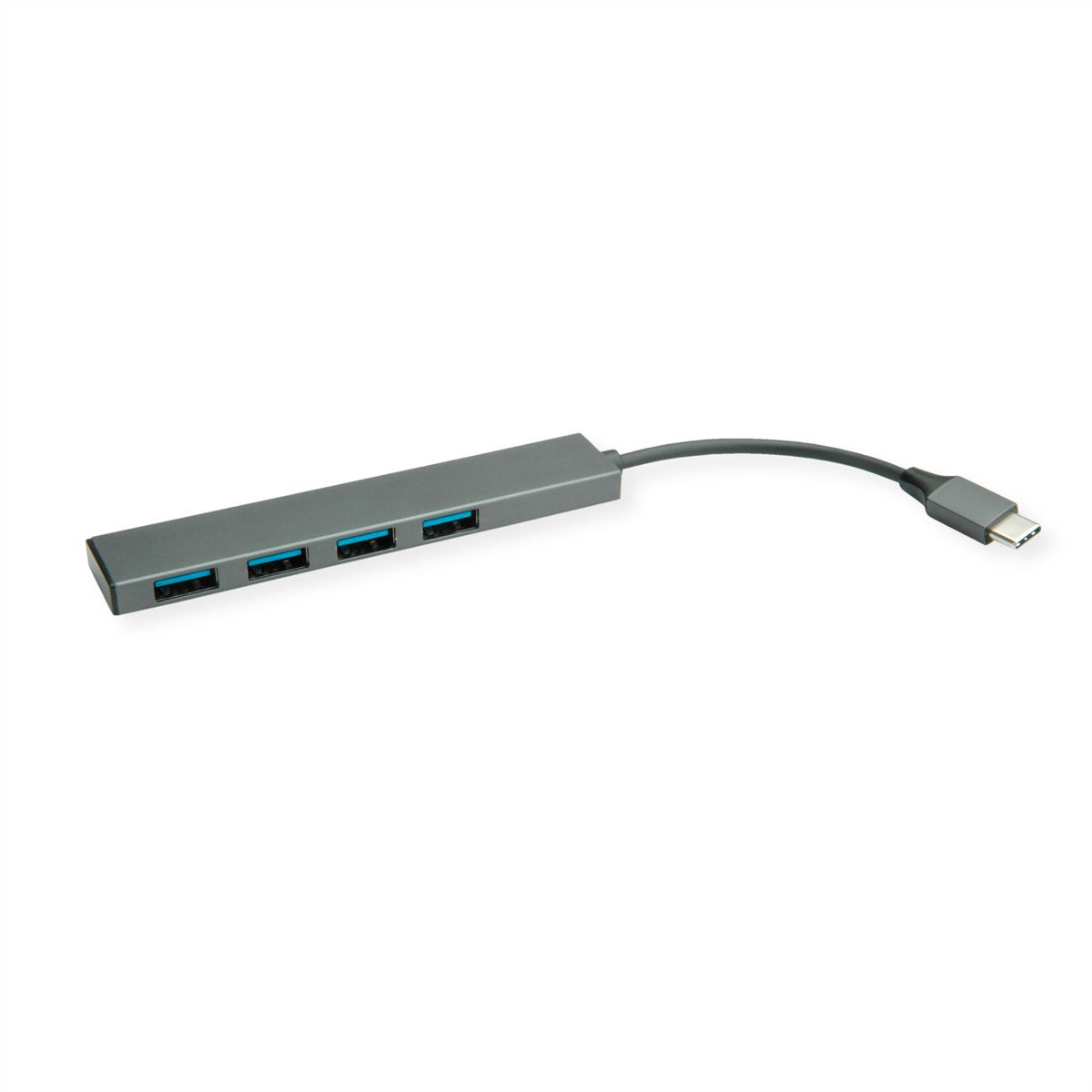 ROLINE Hub USB 3.2 Gen 1, 4 ports, type C
