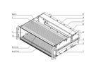 SCHROFF EuropacPRO 19" Subrack Kit pour chemin de fer, blindé, SNCF, CompactPCI, 3 U, 84 HP, 320 mm