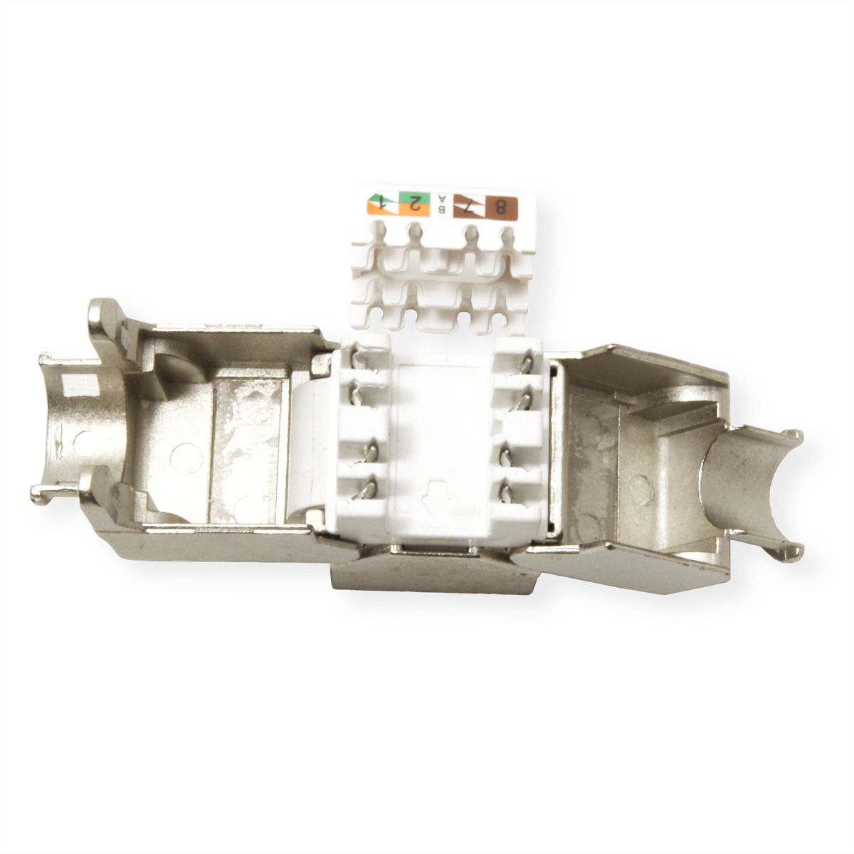 VALUE Keystone Cat.6A (Classe EA), blindé, sans outil, SLIM