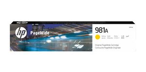 HP 981A cartouche PageWide Jaune authentique