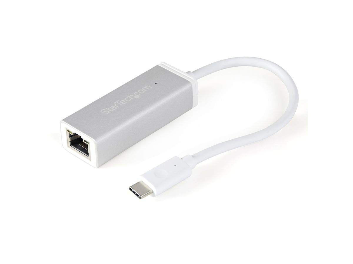 StarTech.com Adaptateur réseau USB-C vers RJ45 Gigabit Ethernet - M/F - Argent