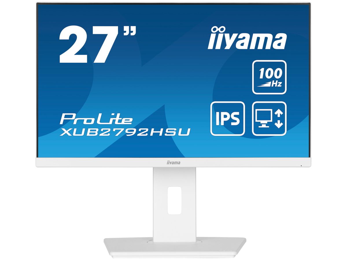 iiyama ProLite XUB2792HSU-W6 LED display 68,6 cm (27") 1920 x 1080 pixels Full HD Blanc