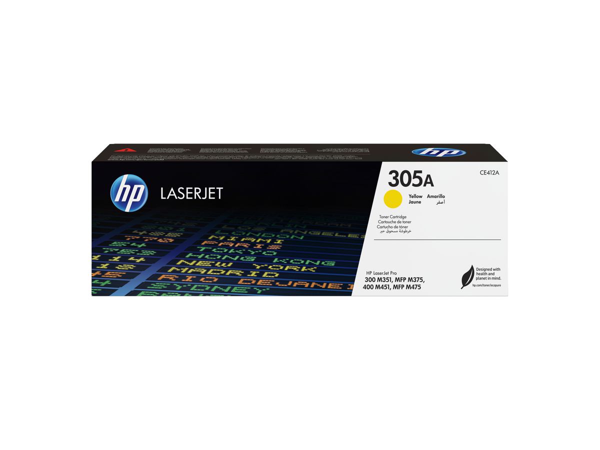 HP 305A toner LaserJet jaune authentique