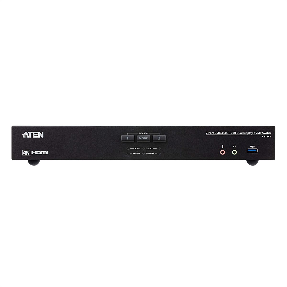 ATEN CS1842 Commutateur KVM deux affichages HDMI 4K 2 ports USB 3.0