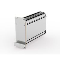 SCHROFF Frame Type Plug-In Unit PRO Kit, blindé, perforé, 1 connecteur, 3 U, 10 HP, 167 mm