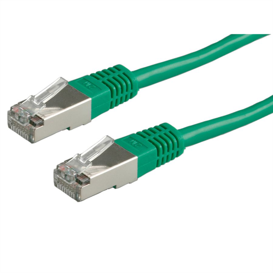 Cordon VALUE Cat.6 (Classe E) S/FTP (PiMF), vert, 2 m