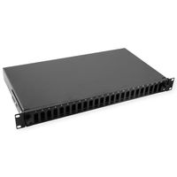 VALUE Panneau de brassage vide 1 UH, amovible, 24x SC-DX/LC quadruple