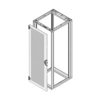 SCHROFF Porte 6U perforée RAL7035