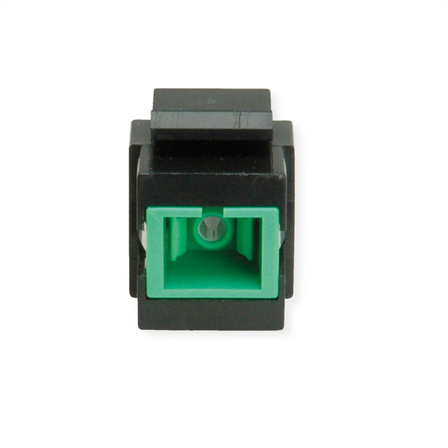 ROLINE Raccord optique SC/SC simplex monomode, Keystone, OS2, APC