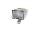 ROLINE Connecteur modulaire blindé Cat.6A (Classe EA), pour câble solide/tresse, 10 unités