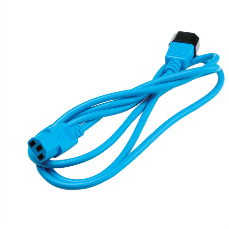 ROLINE Câble d'alimentation, IEC 320 C14 - C13, bleu, 1,8 m