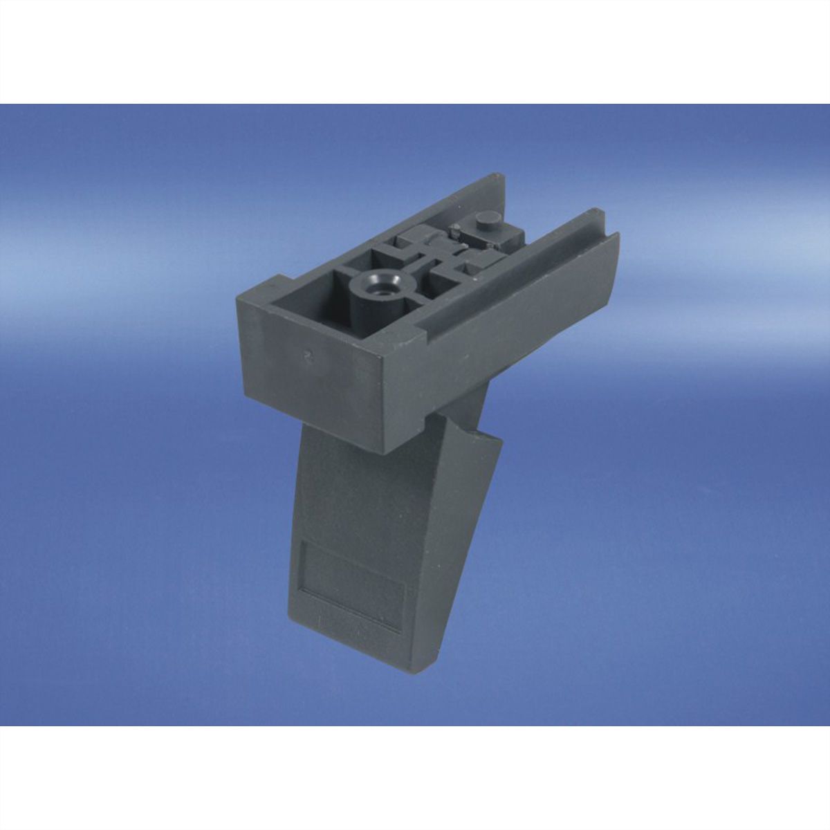 SCHROFF Pied basculant pour châssis, plastique, RAL 9006