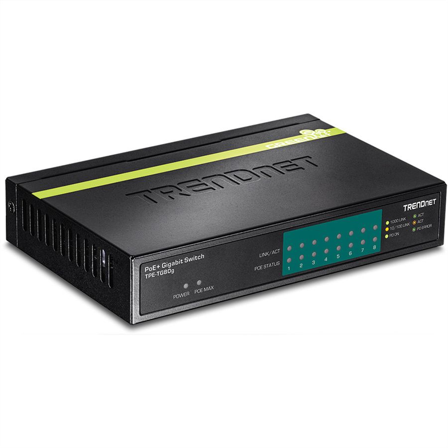 TRENDnet TPE-TG80g Switch PoE 8 ports GREENnet Gigabit