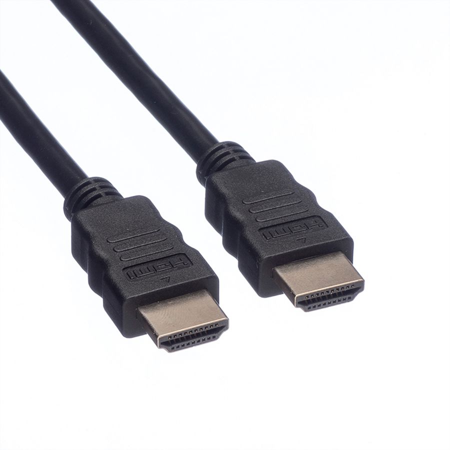 VALUE Câble HDMI Ultra HD avec Ethernet, 4K, M/M, noir, 2 m