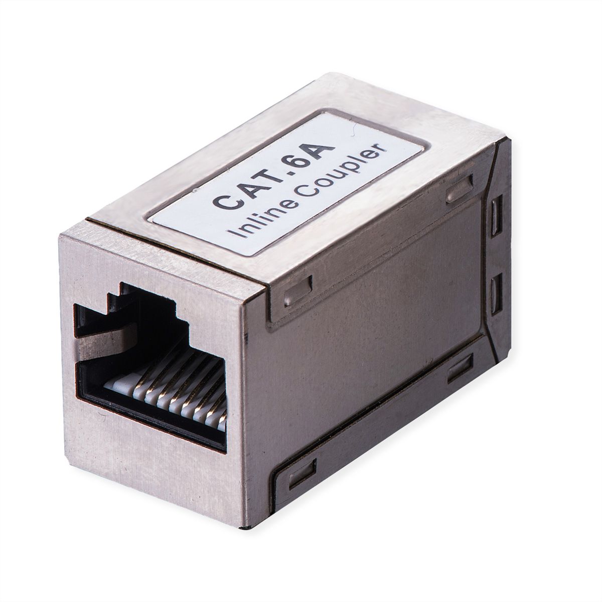 VALUE Coupleur RJ-45 blindé, Cat.6A/Classe EA, argent