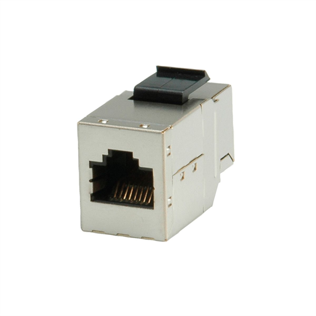 ROLINE Coupleur Keystone RJ-45 blindé, Cat.6A (Classe EA)