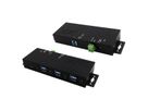 EXSYS EX-1517HMVS Hub métallique géré USB 3.2 Gen1 à 7 ports, protection de surtension 15KV ESD