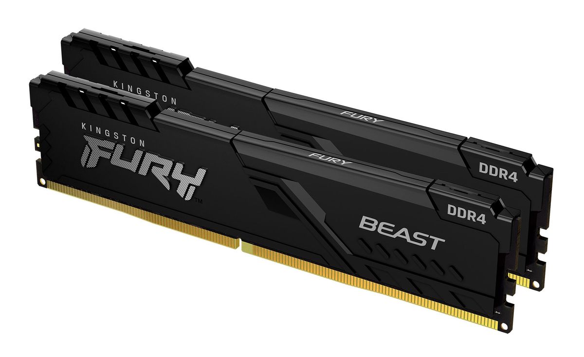 Kingston Technology FURY 32Go 3200MT/s DDR4 CL16 DIMM (Kit de 2) 1Gx8 Beast Black