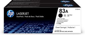 HP Pack de 2 toners LaserJet 83A noir authentiques