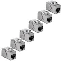 TRENDnet TC-KC06C6A Coupleurs keystone Cat6A alignés, Pack de 6