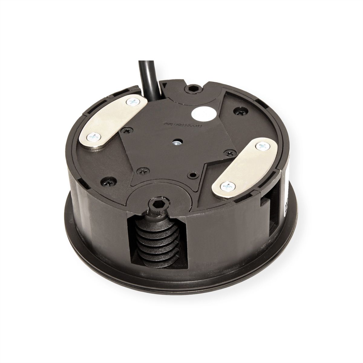 BACHMANN TWIST Prise 2x UTE, noir, 2 m