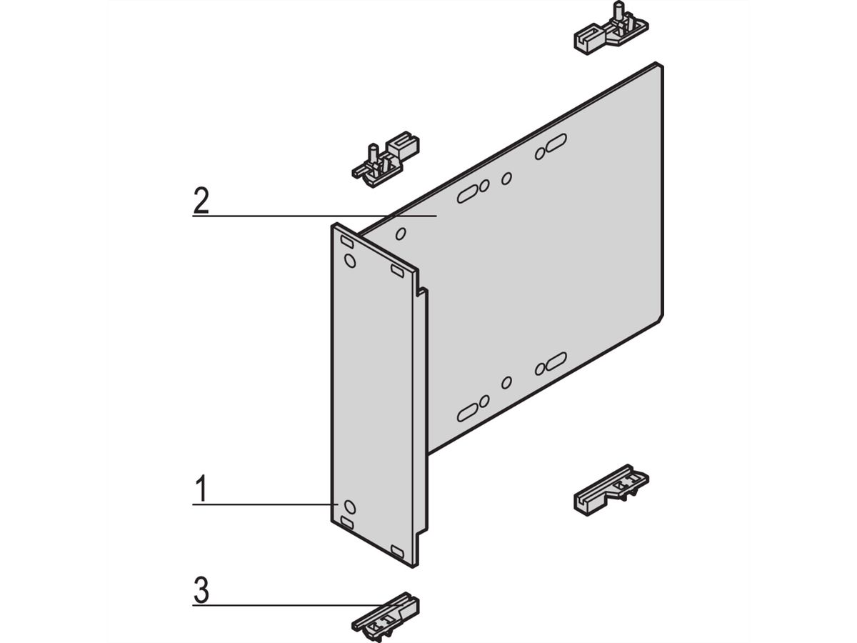 Module CPCI SCHROFF pour unité d'entraînement HD 1 × 3,5", 3 U vertical, avec face avant