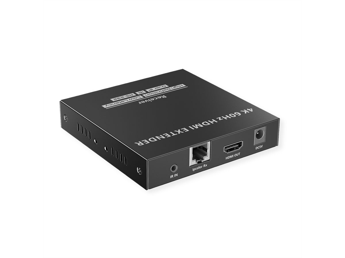 VALUE Prolongateur HDMI sur IP, IPCOLOR, 4K60Hz, 120 m