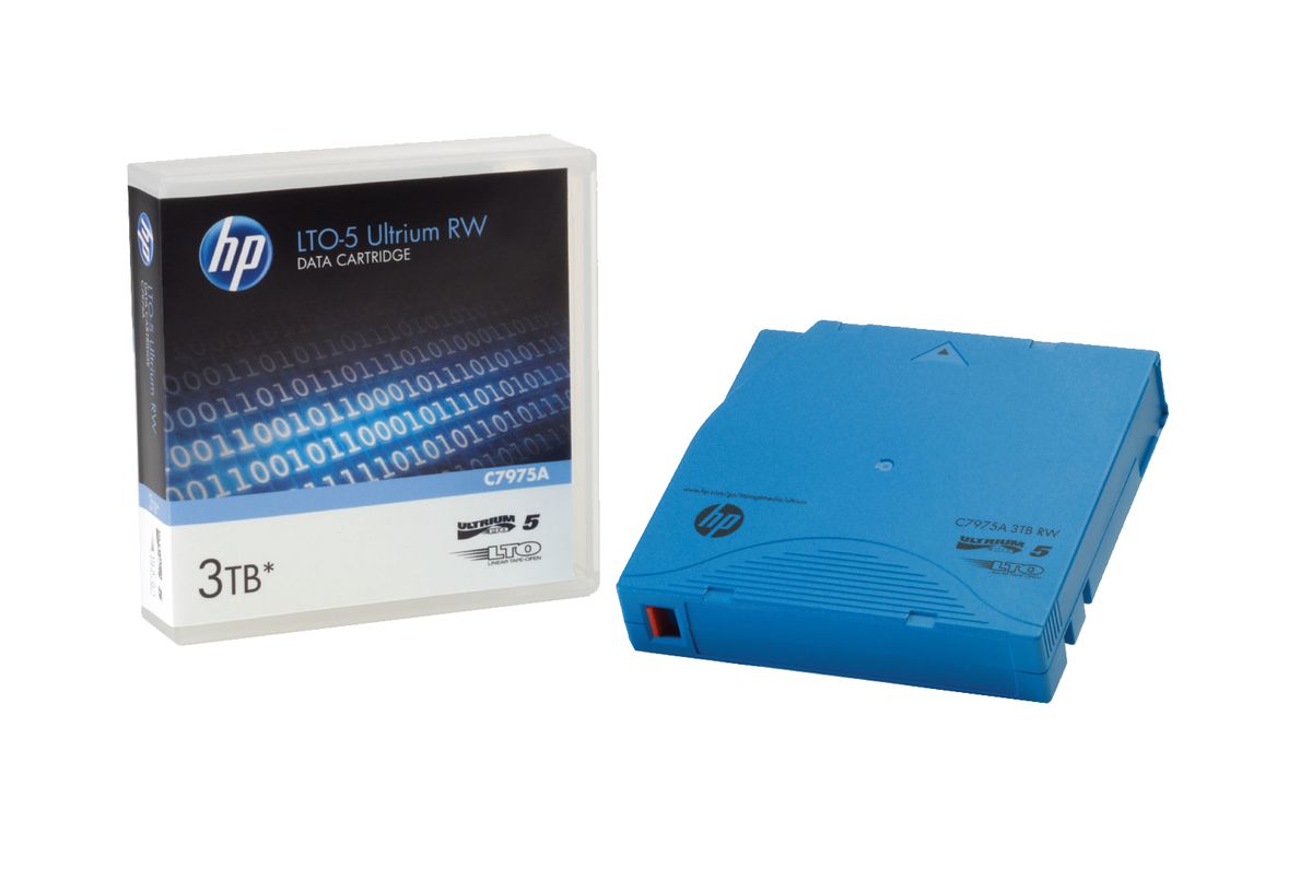Hewlett Packard Enterprise C7975A support de stockage de secours Bande de données vierge 1500 Go LTO 1,27 cm