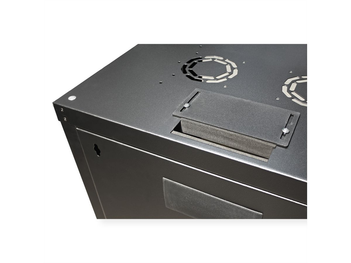 ROLINE 19" Boîtier mural Pro 9U, 600x450 LxP noir