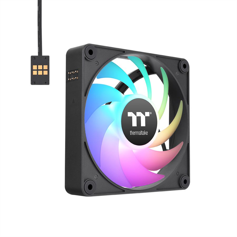 Thermaltake CT120 EX ARGB Sync Pack de 3 ventilateurs, noir