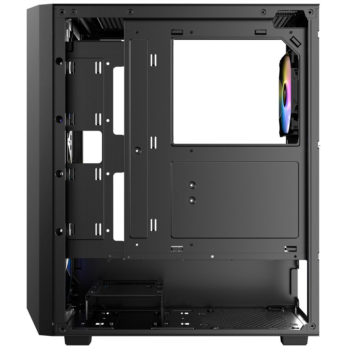 ANTEC AX67 ARGB Boîtier PC Midi Tower Gaming ATX, noir