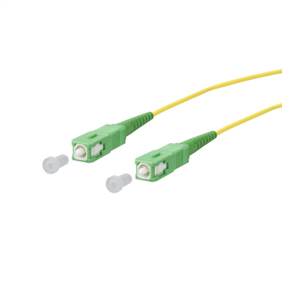 METZ CONNECT OpDAT cordon de brassage, SC-S APC/SC-S APC OS2, 2 m