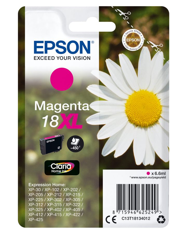 Epson Daisy Cartouche "Pâquerette" 18XL - Encre Claria Home M