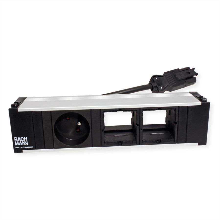 BACHMANN CONI 1 prise UTE (France), 2 modules libres