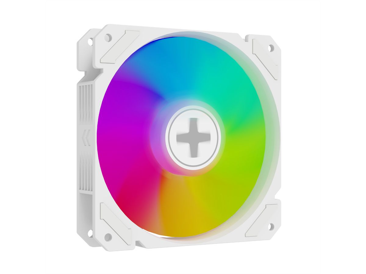 XILENCE Performance A+ REVERSE XF066, Ventilateur LED ARGB 120 mm blanc