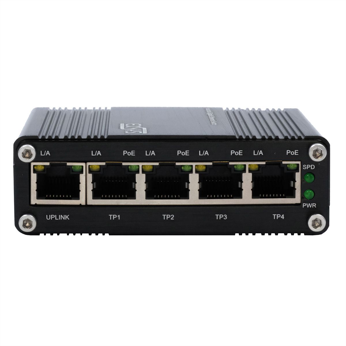 EXSYS EX-62020PoE Switch Ethernet industriel 5 ports PoE
