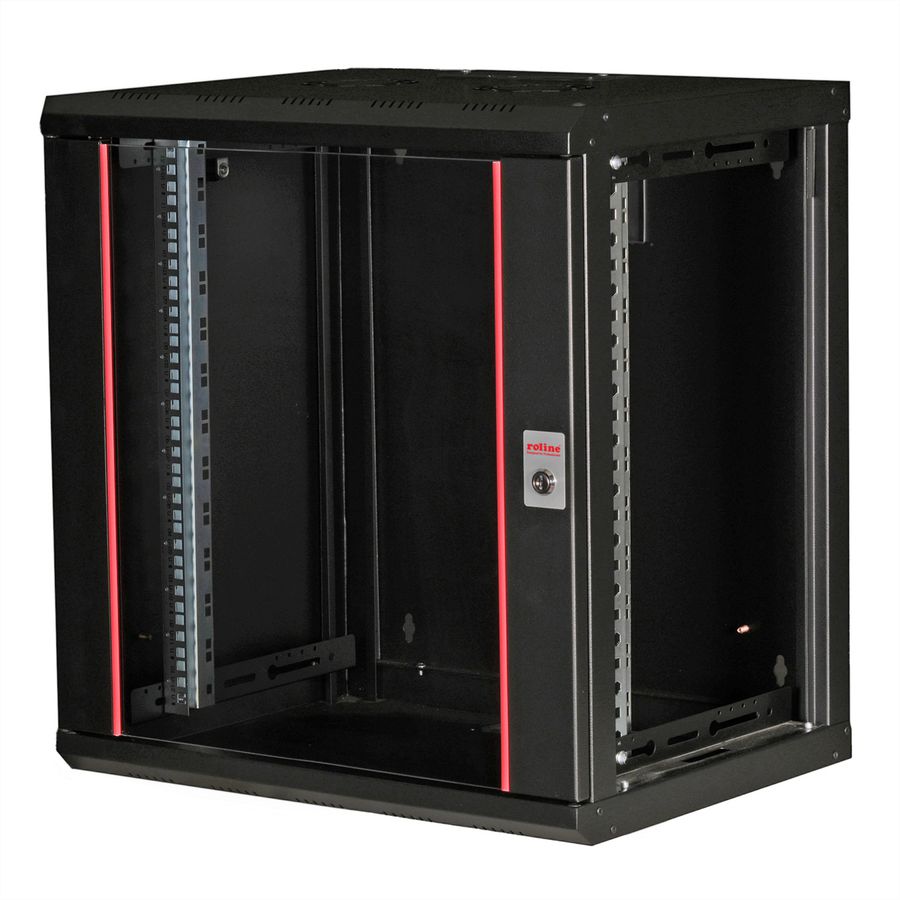 ROLINE 19" Boîtier mural Pro 12U, 600x450 LxP noir