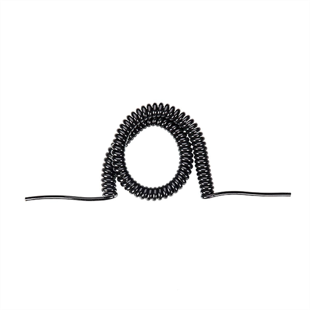 BACHMANN Câble spirale 1m-4m, noir, H05VV-F 3G1,5mm²